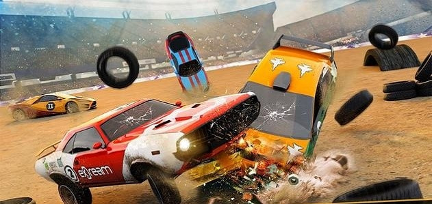 拆迁赛车撞车特技Demolition Racing Car Crash Stunts