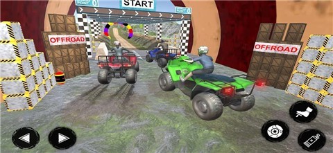 山地四轮摩托车赛Mountain Quad Bike Racing