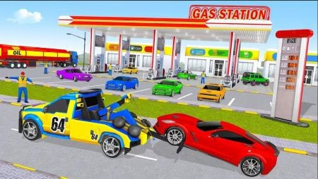 加油站汽车驾驶Gas Station Car