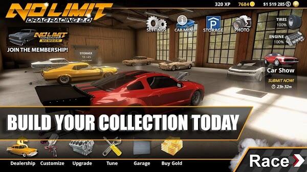 No Limit Drag Racing 2无限金币