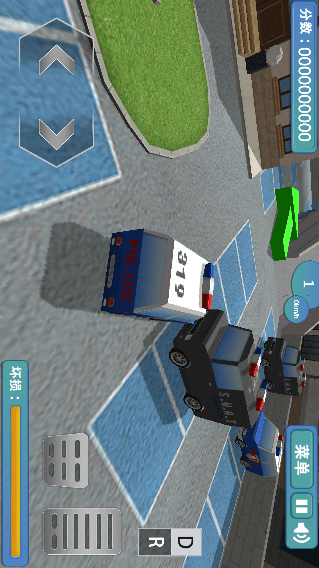 3D警车停车场