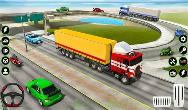黄金色的卡车模拟器Gold Transport Truck Simulator