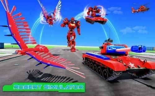 鹰机器人飞行模拟(Eagle Robot Flying sim)