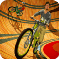 死亡自行车特技Well of death bicycle stunt