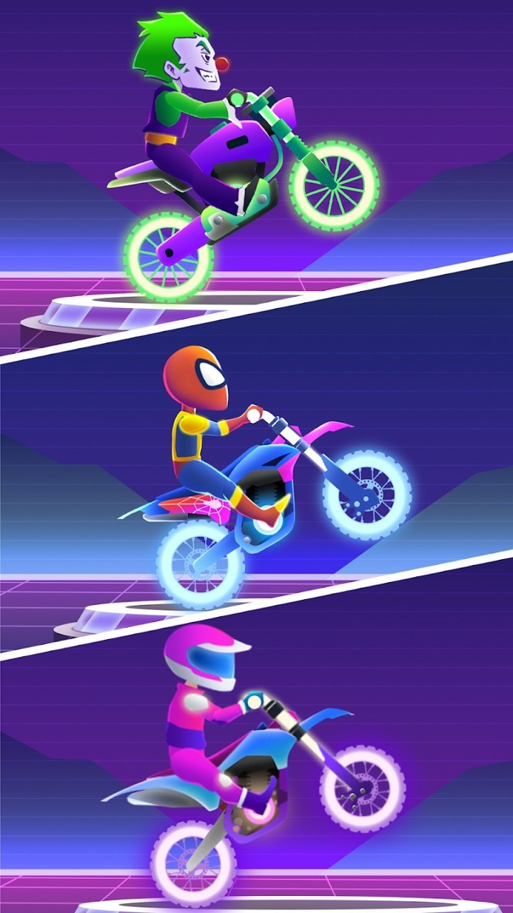 摩托霓虹赛车(Moto Bike Neon Racing)