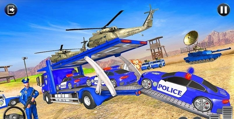 警察卡车运警车(Police Transport)