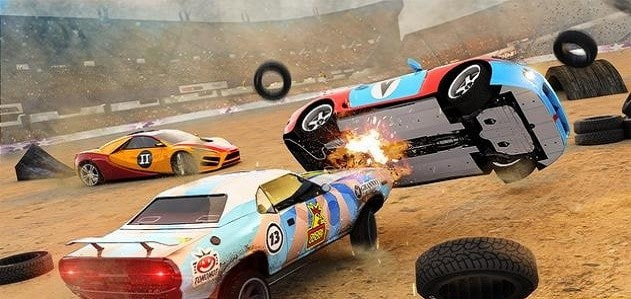 拆迁赛车撞车特技Demolition Racing Car Crash Stunts