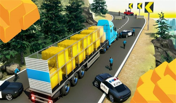 黄金色的卡车模拟器Gold Transport Truck Simulator