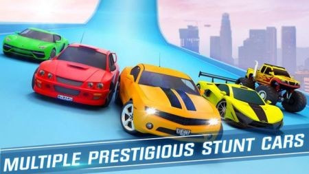 坡道汽车特技赛车Impossible Car Stunt