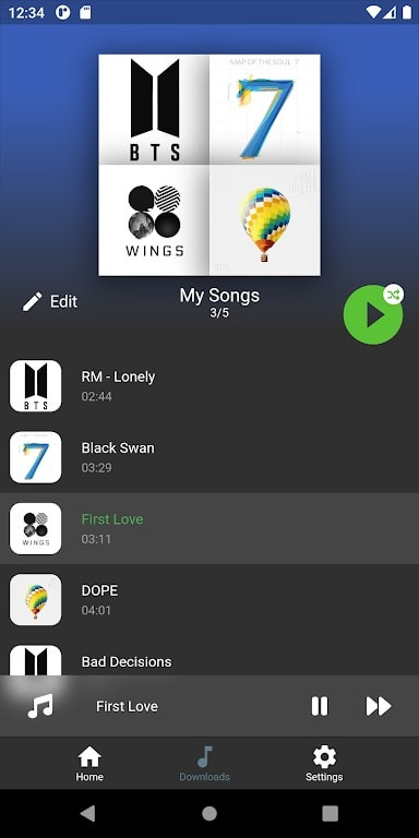bts songz