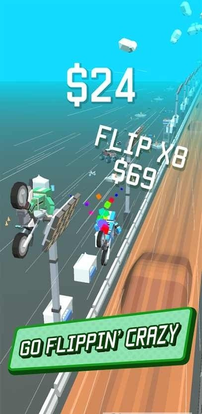 超级3D公路摩托特技(Super 3D Highway Bike Stunt)