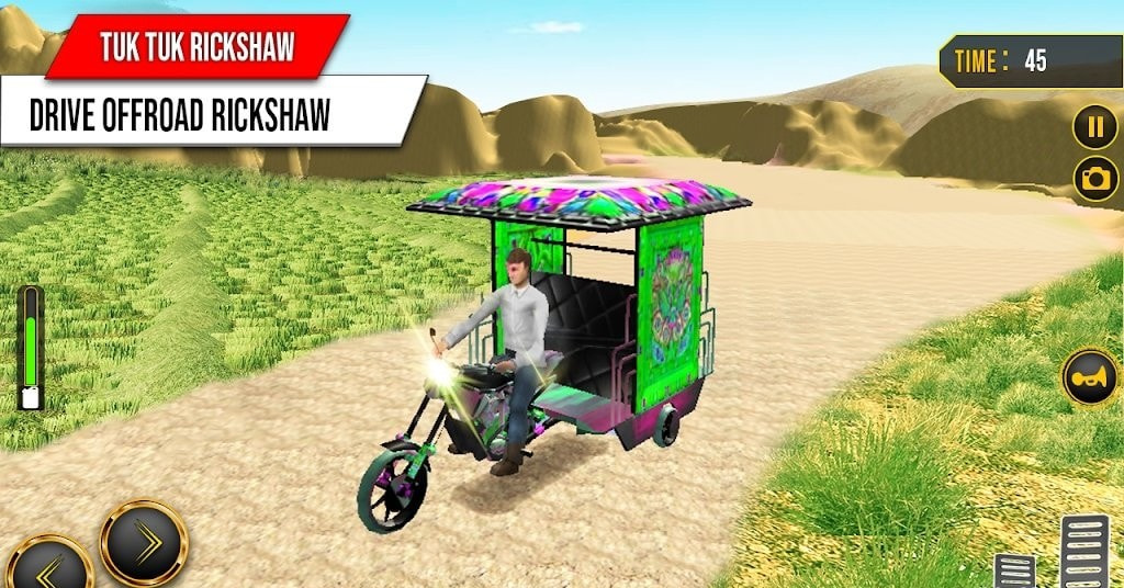 嘟嘟自动人力车(Tuk Tuk  Auto Rickshaw)