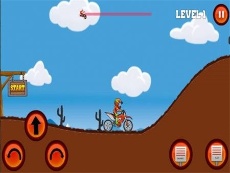 火柴人山地越野Hill Bike Racing