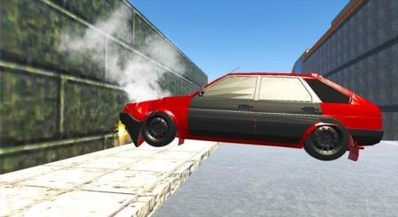 VAZ汽车测试光束碰撞(VAZ Car Test