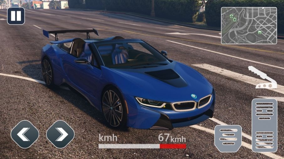 城市汽车驾驶挑战(BMW I8 Drift)