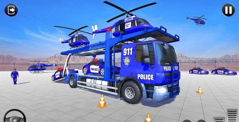 警察卡车运警车(Police Transport)