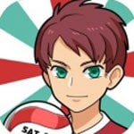 桌上排球机でバレー
