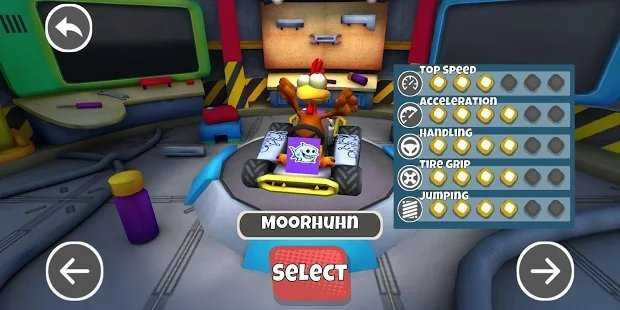 火鸡多人卡丁车(Moorhuhn Kart)