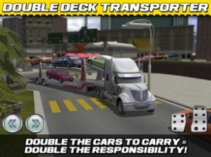 汽车运输卡车停车场(Parking Car Transport Truck)