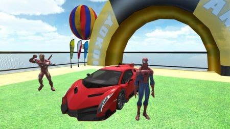 超级英雄巨型坡道Superhero Mega Ramp