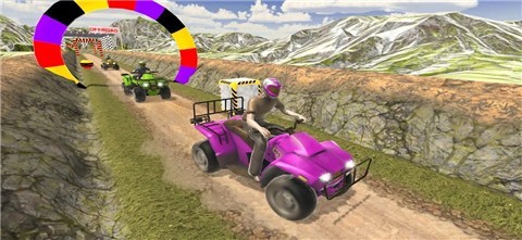 山地四轮摩托车赛Mountain Quad Bike Racing