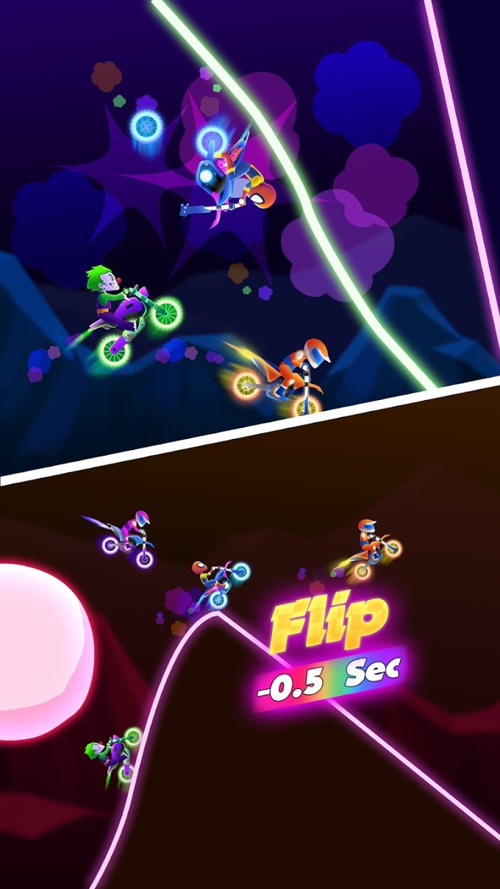 摩托霓虹赛车(Moto Bike Neon Racing)