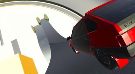 VAZ汽车测试光束碰撞(VAZ Car Test