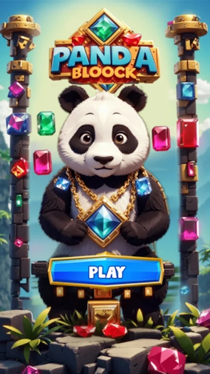 熊猫积木拼图(Panda blocks puzzle)