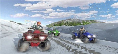 山地四轮摩托车赛Mountain Quad Bike Racing