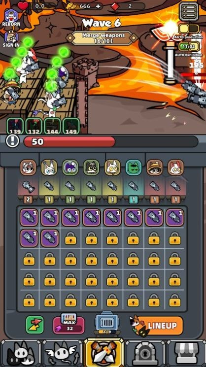 Cat Archers Idle Defense