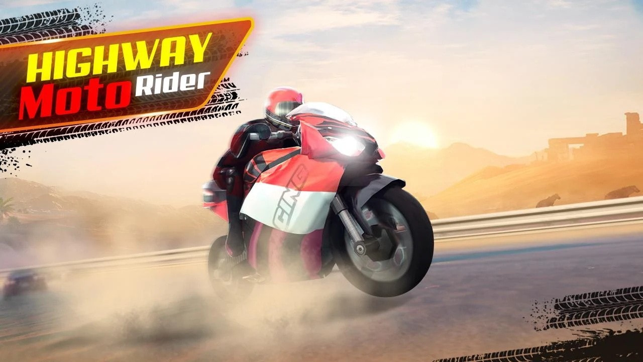 公路摩托车竞速赛游戏(Highway Moto Rider Traffic Race)