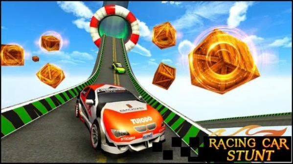 赛车特技高空坡道(Racing Car Stunts : Mega Ramp)