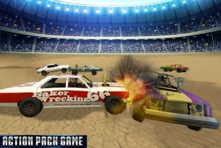 拆毁德比汽车战争Demolition Derby Cars War