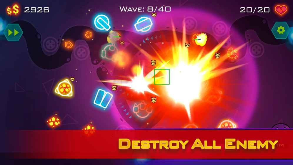 塔防几何战争Tower Defense Geometry War
