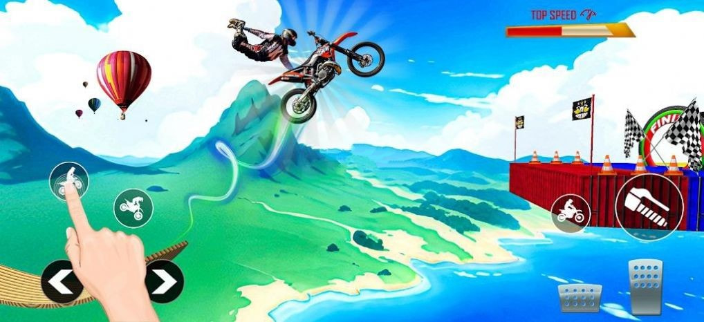 机器人摩托车竞速赛(Robot Bike Stunt)