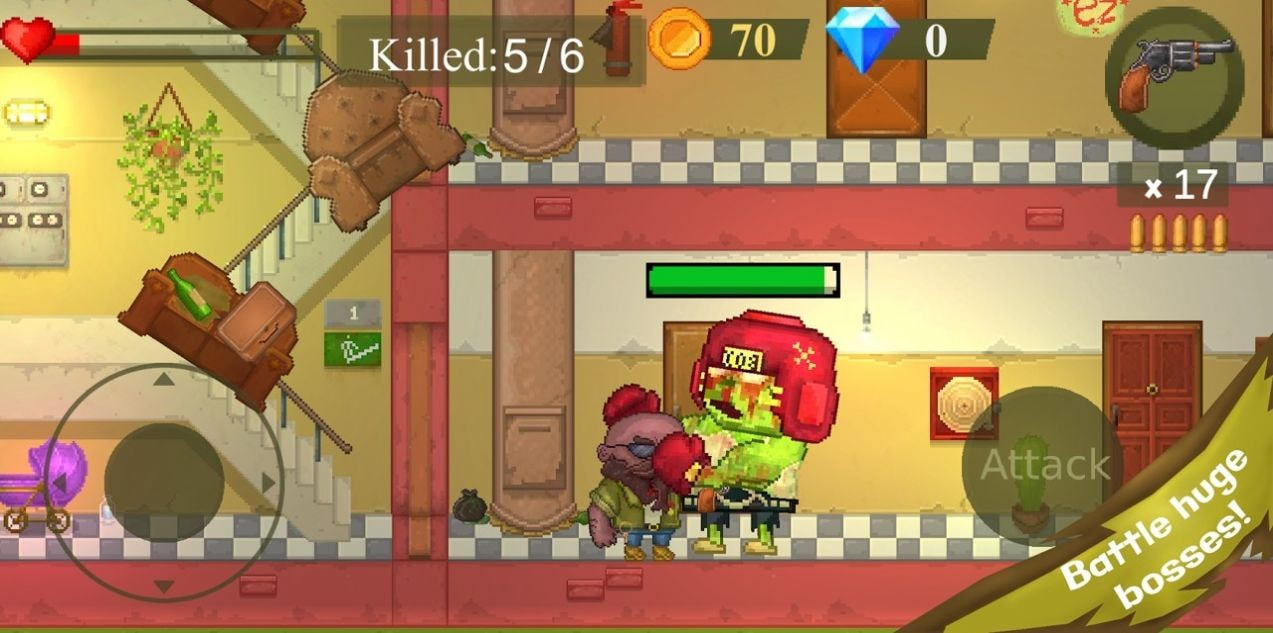 僵尸大战一人(Zombie vs House Defender)
