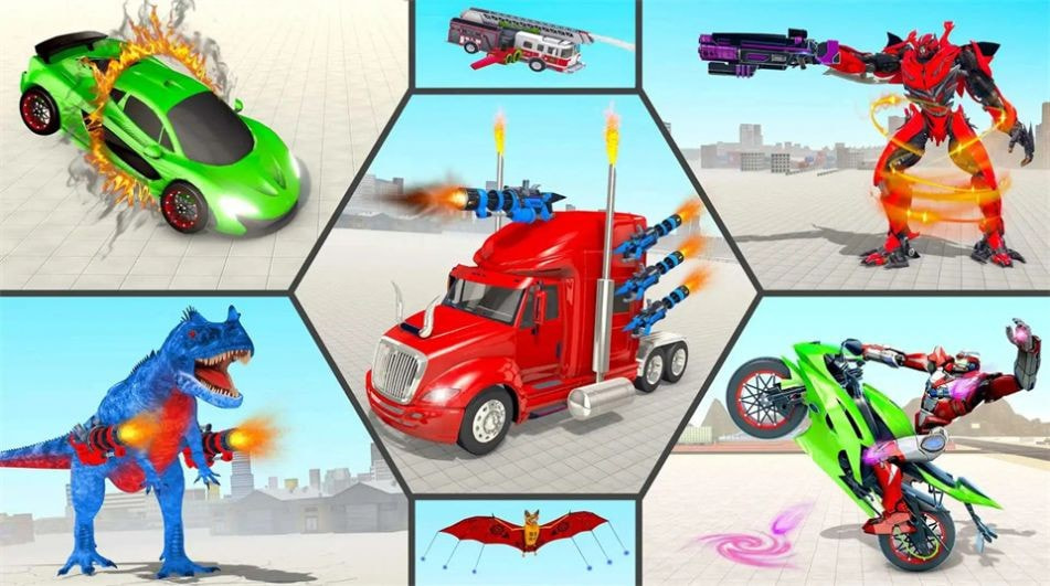 消防战士(Truck Game Car Robot)