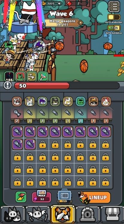 Cat Archers Idle Defense