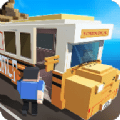 像素巴士司机Blocky City Bus Driver SIM