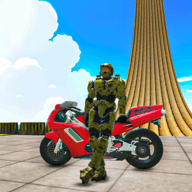 机器人摩托车竞速赛(Robot Bike Stunt)