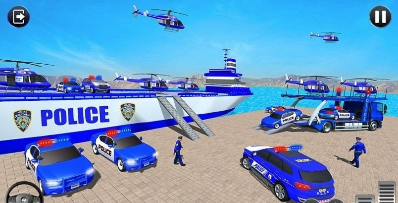 警察卡车运警车(Police Transport)