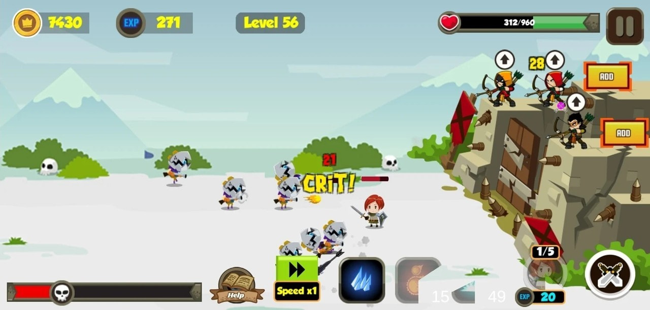 城堡防御射箭战(Castle Defense)