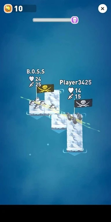 企鹅王室战争Clash of Penguins Raft Wa
