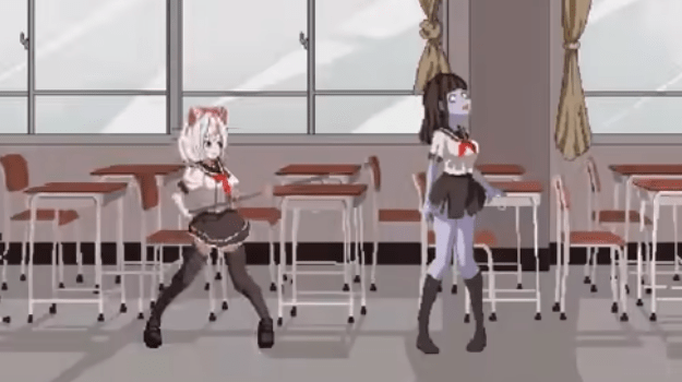 白毛少女大战僵尸Syahata