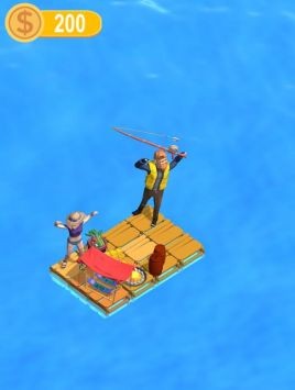 海上木筏钓鱼Hook Raft