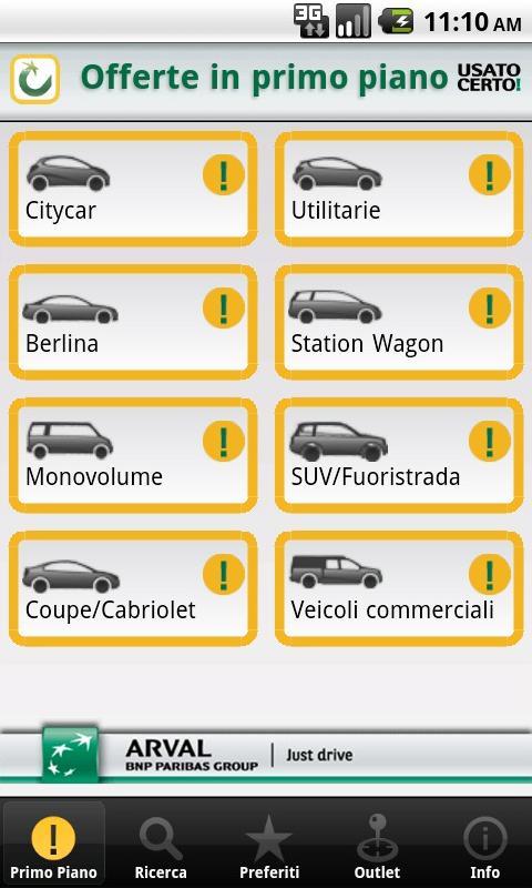 Arval Usato