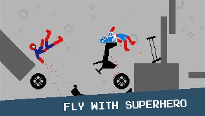 像素火柴人坠落（Stickman Falling Pixel）