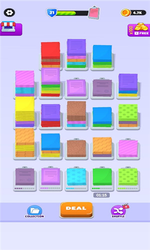 纸张颜色排序(Paper Sort - Color Sorting Game)