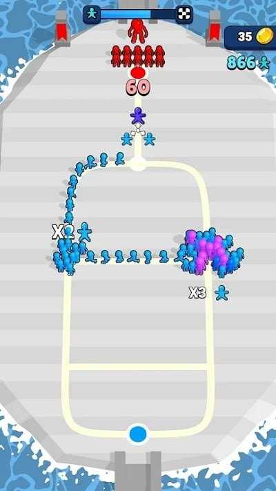 排序火柴人(Stickman Path)