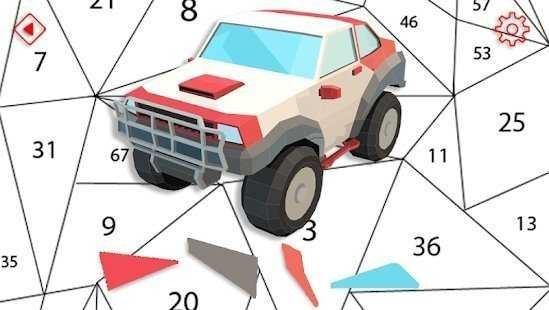 汽车无多边形艺术Cars No Poly Art